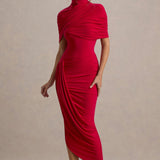 Savigny – Robe Maxi avec Manches Cape