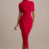 Savigny – Robe Maxi avec Manches Cape