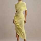 Savigny – Robe Maxi avec Manches Cape